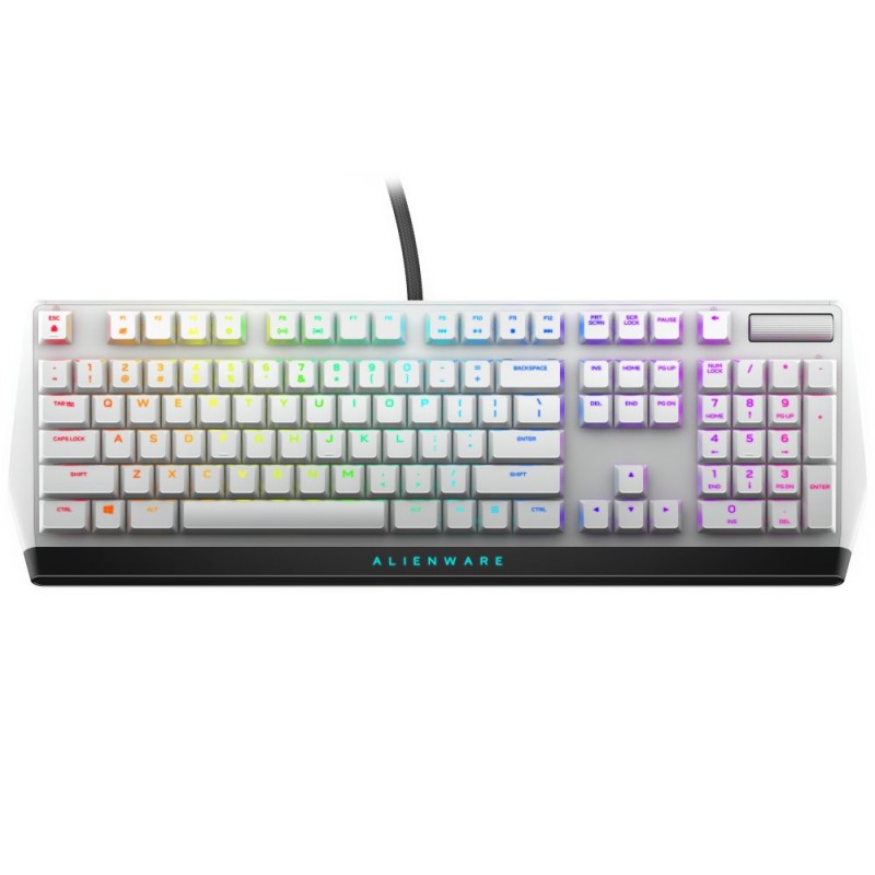 DELL klávesnice Alienware Low-profile RGB Mechanical Gaming Keyboard/ AW510K/ US/ Int./ mezinárodní/ Lunar Light