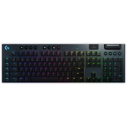 Logitech klávesnice Gaming G915 LightSpeed Tactile, bezdrátová, černá, hmatové spínače, US