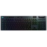 Logitech klávesnice Gaming G915 LightSpeed Tactile, bezdrátová, černá, hmatové spínače, US