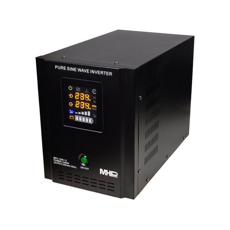 Záložní zdroj MHPower MPU-1200-12, UPS, 1200W, čistý sinus, 12V