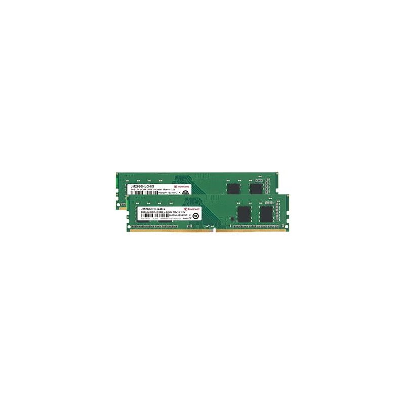 Transcend paměť 16GB DDR4 2666 U-DIMM (JetRam) KIT (2x8GB) 1Rx16 CL19