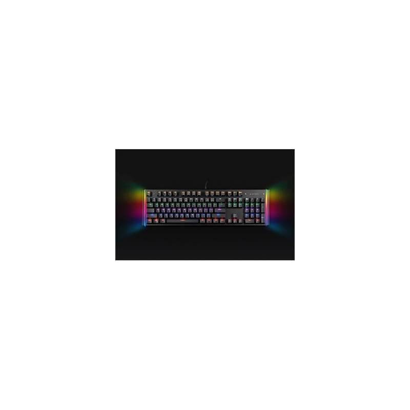 GEMBIRD Herní klávesnice KB-UMW-01, optické spínače, RGB, US layout