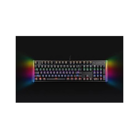 GEMBIRD Herní klávesnice KB-UMW-01, optické spínače, RGB, US layout