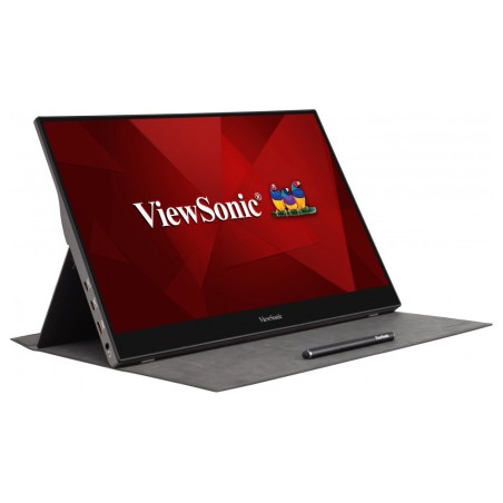 ViewSonic TD1655 - přenosný/ 15,6" Touch/ IPS/ 16:9/ 1920x1080/ 6,5ms/ 250cd/m2/ miniHDMI/ 2xUSB-C/ integ. stojan/ repr