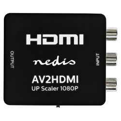 NEDIS převodník smíšeného videa na HDMI/ 3x RCA/ černý