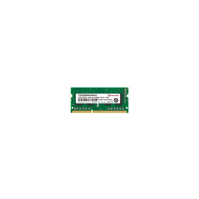 Transcend SODIMM DDR3 2GB 1600Mhz, 1Rx16, CL11