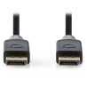 Nedis CCBW37014AT20 - Kabel DisplayPort 1.4 | Zástrčka - Zástrčka | 2 m | Antracit