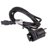 TRX Akyga kabel síťový napájecí/ AK-NB-01T/ 3-pin/ 1.5m/ Tinen
