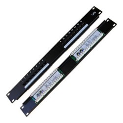 DATACOM Patch panel 16p.,UTP, Cat5e,1U,19", LSA Krone