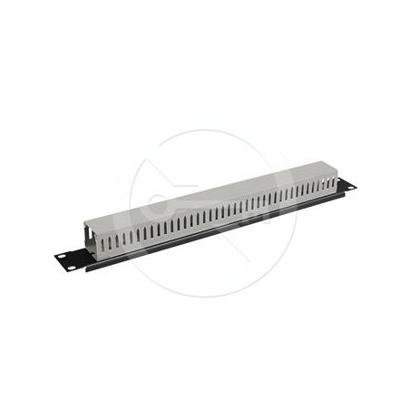 Solarix - vyvazovací panel 19" 1U BK plastový VP-03