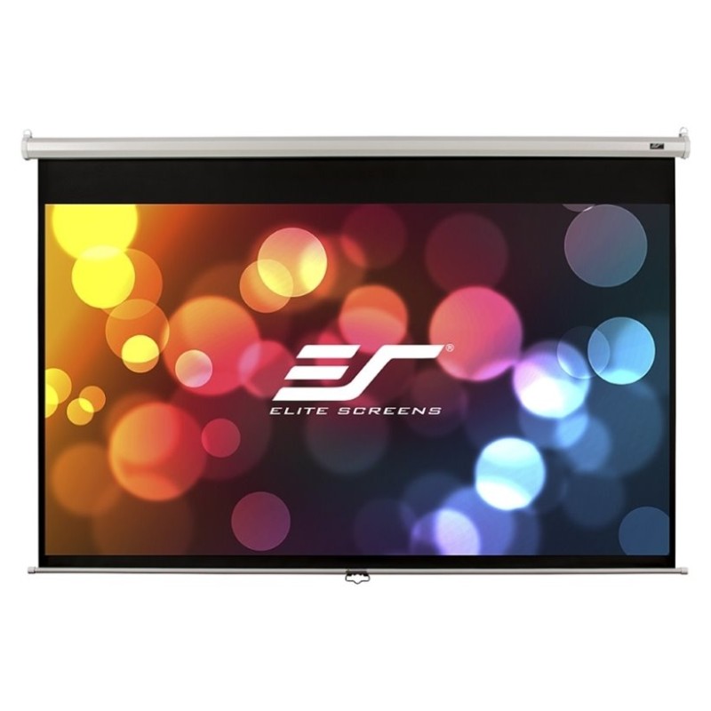 POŠKOZENÝ OBAL - ELITE SCREENS plátno roleta 100" (254 cm)/ 16:9/ 124,5 x 221 cm/ Gain 1,1/ case bílý/ Fiber Glass/ slo