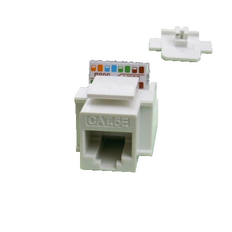 DATACOM Keystone UTP Cat5e samozářezový bílý