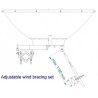 JIROUS JRZ-1200 ADJUSTABLE Nastavitelná sada proti větru