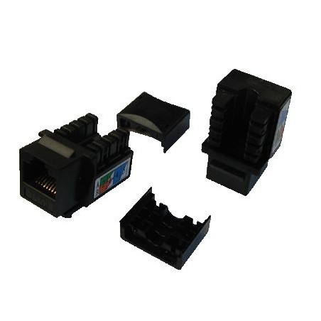 DATACOM Keystone UTP Cat5e samozářezový MINI černý
