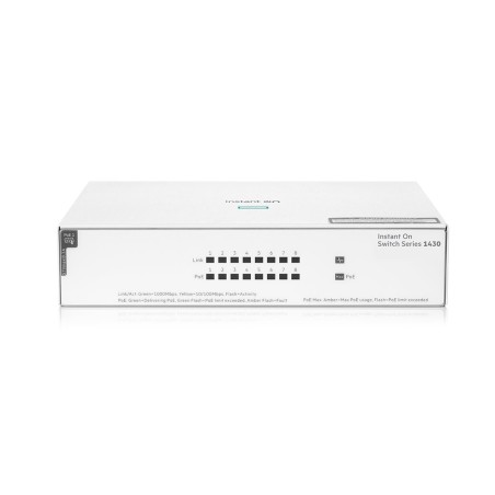 HPE Networking Instant On Switch 8p Gigabit CL4 PoE 64W 1430 (R8R46A)