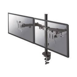 Neomounts FPMA-D550DBLACK/Držák displeje/na stůl/10-32"/svorka/VESA 100X100/nosn. 2x 8kg/2 displeje/černý