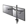 Neomounts FPMA-D550DBLACK/Držák displeje/na stůl/10-32"/svorka/VESA 100X100/nosn. 2x 8kg/2 displeje/černý