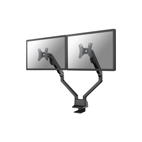 Neomounts FPMA-D750DBLACK2/Držák displeje/na stůl/10-32"/svorka/VESA 100X100/nosn. 2x8kg/plynový píst/2 displeje/černý