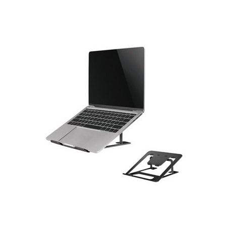 Neomounts NSLS085BLACK/Držák na notebook,tablet/na stůl/10-17"/nosn. 5kg/ 6 různých výškových poloh/skládací/černý