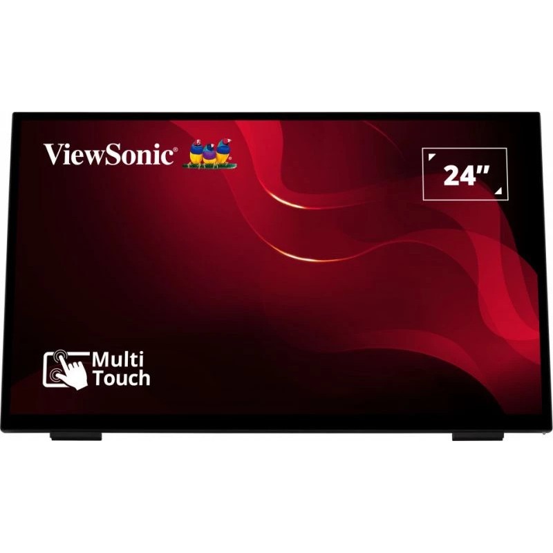 ViewSonic TD2465 / 24"/ Touch/ VA / 16:9/ 1920x1080/ 7ms/ 250cd/m2/ DP/ HDMI/ VGA/ USB/ Repro
