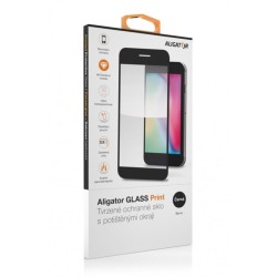 Aligator ochranné sklo PRINT iPhone 17 černá