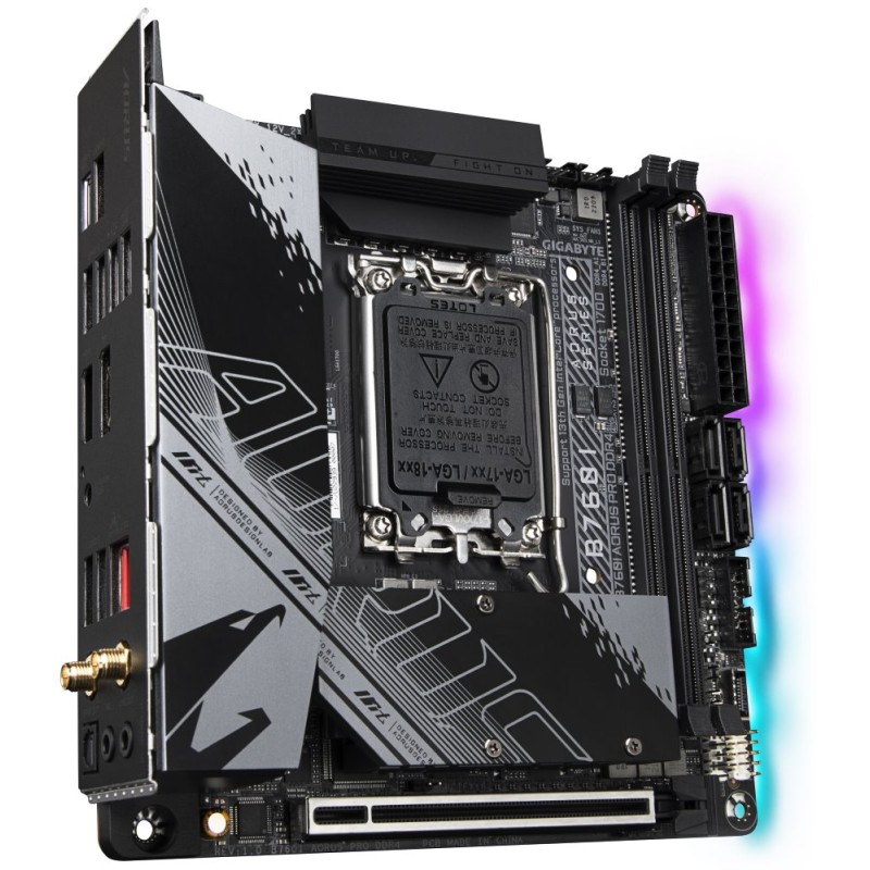 GIGABYTE B760I AORUS PRO DDR4/LGA 1700/mITX