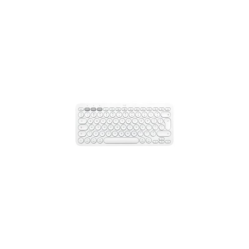 Logitech klávesnice Bluetooth Keyboard K380 US, bílá
