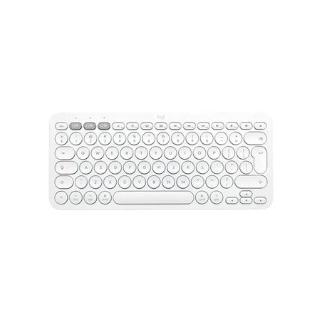 Logitech klávesnice Bluetooth Keyboard K380 US, bílá
