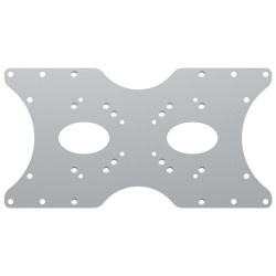 Neomounts FPMA-VESA400 / VESA Adaptér / VESA (50,75,100, 200x100) mm na (200, 120x180, 400x200) mm / Stříbrný