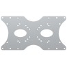 Neomounts FPMA-VESA400 / VESA Adaptér / VESA (50,75,100, 200x100) mm na (200, 120x180, 400x200) mm / Stříbrný
