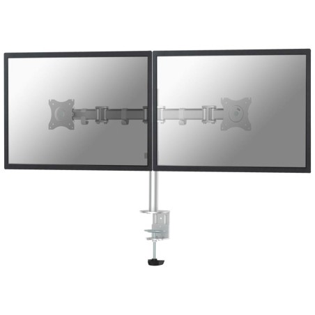 Neomounts Select NM-D135DSILVER/Držák displeje/na stůl/10-27"/svorka+průchodka/VESA 100X100/nosn. 2x 8kg/2 disp/stříbrn