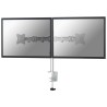 Neomounts Select NM-D135DSILVER/Držák displeje/na stůl/10-27"/svorka+průchodka/VESA 100X100/nosn. 2x 8kg/2 disp/stříbrn