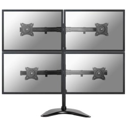 Neomounts Select NM-D335D4BLACK / Flat Screen Desk mount (10-27") desk clamp/stand/grommet / Black
