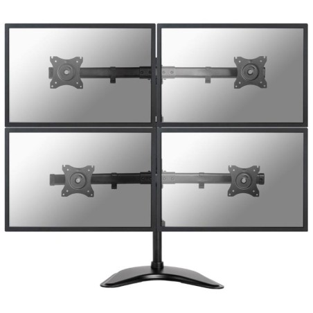 Neomounts Select NM-D335D4BLACK / Flat Screen Desk mount (10-27") desk clamp/stand/grommet / Black