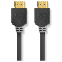 Nedis CVBW34000AT100 - Kabel High Speed HDMI™ s Ethernetem | Konektor HDMI™ - Konektor HDMI™ | 10 m | Antracit