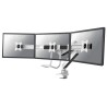 Neomounts Select NM-D775DX3WHITE / Flat Screen Desk mount (17-27") desk clamp/grommet / White