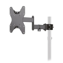 Neomounts FL40-450BL12/Držák displeje/na sloup,tyč 28-50 mm/23-42"/sklopný/3 čepy/VESA 200X200/nosn. 25kg/černý