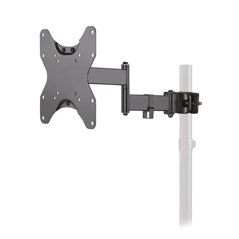 Neomounts FL40-450BL12/Držák displeje/na sloup,tyč 28-50 mm/23-42"/sklopný/3 čepy/VESA 200X200/nosn. 25kg/černý