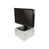 Neomounts NSMONITOR40/podložka pod displej/nosn. 25kg/výška 7-13cm/plast/průhlená