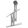 Neomounts PLASMA-C100 / Flat Screen Ceiling Mount (Height: 67-107 cm) / Silver