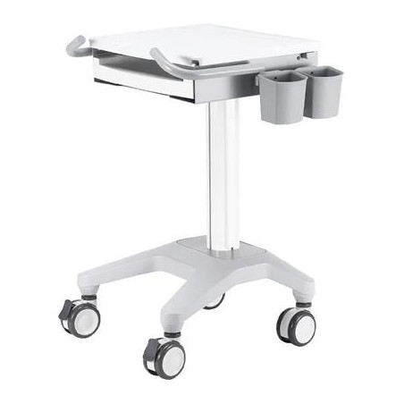 Neomounts MED-M200 / Mobile Laptop Cart, incl. keyboard & mouse drawer / Creme