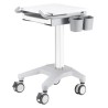 Neomounts MED-M200 / Mobile Laptop Cart, incl. keyboard & mouse drawer / Creme