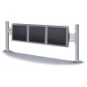 Neomounts FPMA-DTB100 / Flat Screen Desk Toolbar for 3 screens (43 x 100 cm) / Silver