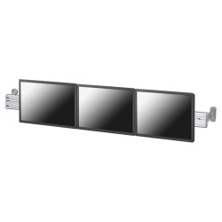 Neomounts FPMA-WTB100 / Flat Screen Wall Toolbar for 3 screens (130 cm wide) / Silver