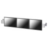 Neomounts FPMA-WTB100 / Flat Screen Wall Toolbar for 3 screens (130 cm wide) / Silver
