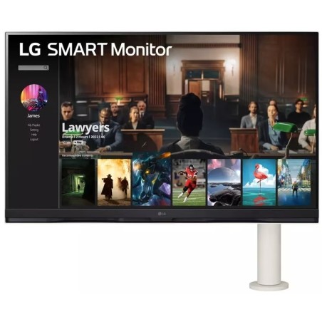 LG monitor 32SQ780S-W / VA / 31,5" / 4K 3840x2160 / 16:9 / 250cdm / 5ms / HDMI / USB-C//repro 5Wx2 /pivot/ výškově… 32SQ780SWAEU