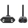 Nedis CEGL11040BK10 - Napájecí Kabel | Euro Zástrčka – IEC-320-C7 | 1 m | Černá