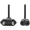 Nedis CEGL11040BK05 - Napájecí Kabel | Euro Zástrčka – IEC-320-C7 | 0,5 m | Černá
