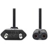 Nedis CEGL11042BK20 - Napájecí Kabel | Euro Zástrčka – IEC-320-C7 | 2 m | kroucený | Černá