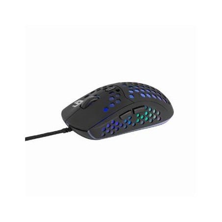 Gembird Myš RAGNAR RX400, podsvícená, 6 tlačítek, 7200DPI, USB, černá